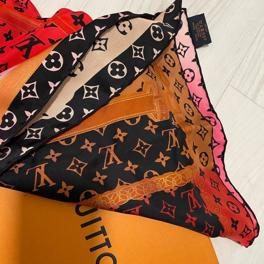 Louis Vuitton silk scarf
